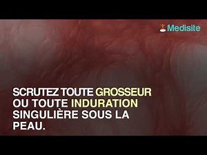 Cancer du sein : comment se déroule l'auto-palpation ?