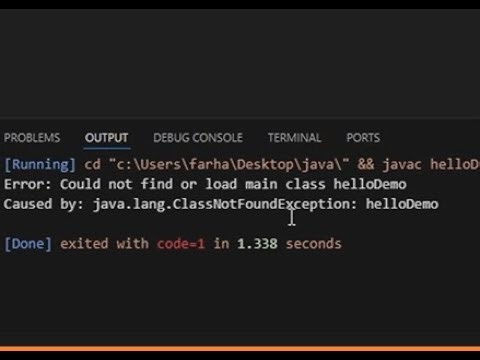 Error Resovled: Could not find or load main class | Watch full video #2024 #java #error