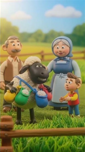 baba blacksheep cartoon #nurseryrhymes #shorts