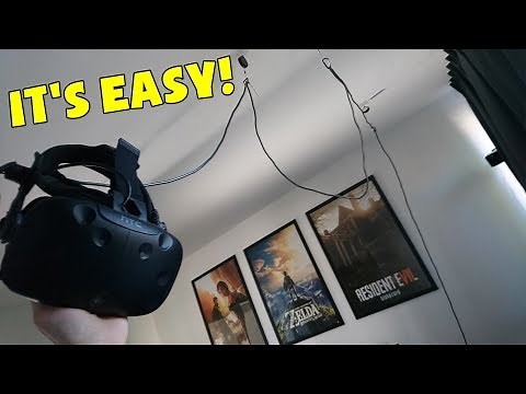 QUICK GUIDE TO VR CABLE MANAGEMENT - CEILING MOUNT • HYPERKIN FREESTEP
