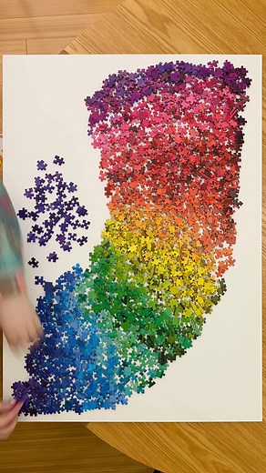 This ‘Gradient’ 1000 piece puzzle from Trefl was such a fun challenge! 🧩🌈😀 . . . #jigsaw #jigsaws #jigsawpuzzle #jigsawpuzzles #puzzle #puzzles #1000pieces #1000piecepuzzle #puzzleaddict #puzzlenerd #puzzlelover #puzzler #gradient #gradientpuzzle #rainbowgradient #rainbowgradientpuzzle #rainbowpuzzle #colourfulpuzzle #trefl #treflpuzzle