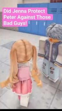 Did Jenna Protect Peter Against Those Bad Guys | Berry Avenue Story #roblox #robloxstory