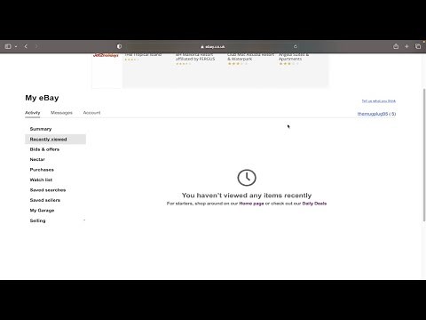 How to Clear Your Search History on Ebay