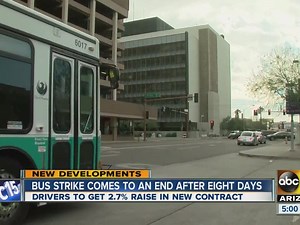 Phoenix bus strike comes to end after 8 days