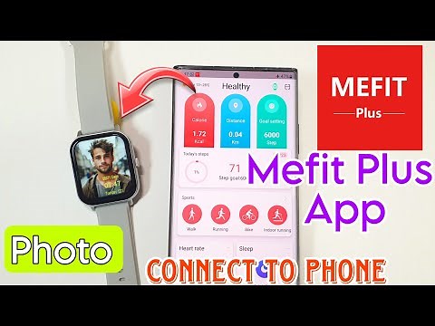 Mefit Plus Connect To Phone | Mefit Plus App Ko Use Kaise Kare | Smartwatch Connect To Mefit Plus