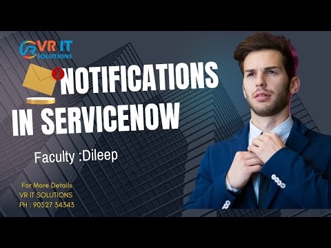 Update Notifications in ServiceNow | ServiceNow Email Notifications | VR IT SOLUTIONS