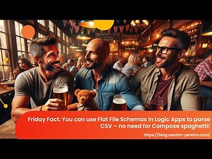 use Flat File Schemas in Logic Apps to parse CSV