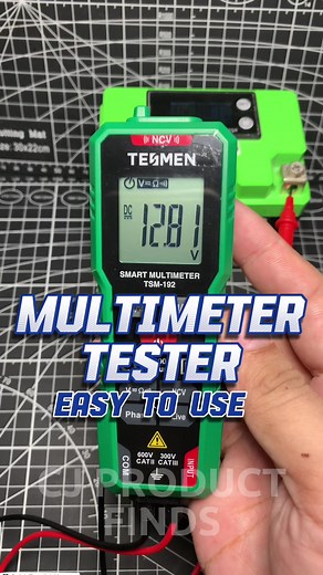 Smart Multimeter Tester Tutorial: Voltage, Current, Resistance