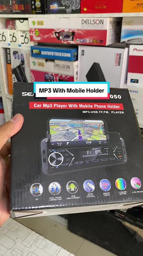 Car MP3 Player With Mobile Holder - Convenient and Stylish Tech Accessory