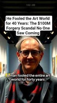 He Fooled the Art World for 40 Years: The $100M Forgery Scandal. #artscandal #wolfgangbeltracchi