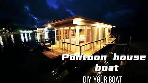 2023 Best Selling Kinocean Aluminum Pontoon House Boat for Sale