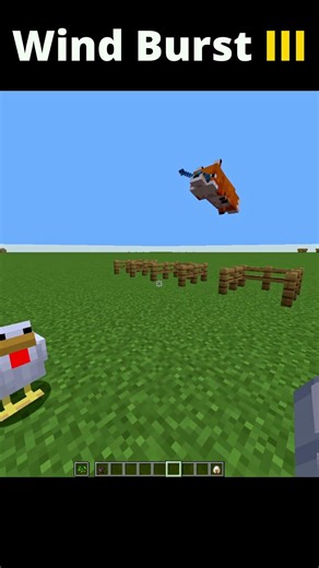 Wind Burst 3 vs 255 MACE in #minecraft