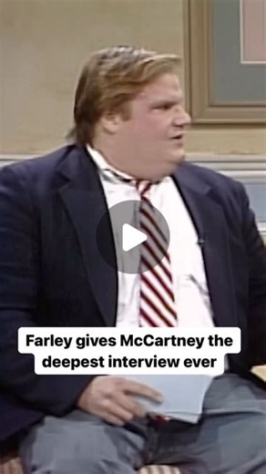 Celfo Music Industries on Instagram: "Chris Farley gives Paul McCartney the most in-depth and riveting interview you'll ever see #paulmccartney #mccartney #chrisfarley #snl #thebeatles #viral #foryoupage #foryou #followforfollowback #50kfollowers #50kviewsplz🙏🙏🙏❣️💕😊💕 #50k"