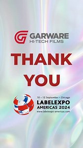 The final day at Labelexpo Americas 2024 has successfully wrapped up! A heartfelt thank you to all the attendees who joined us, contributing to the event's tremendous success.It was our privilege at the Garware booth to demonstrate our latest packaging solutions and engage in meaningful dialogue. We look forward to future innovations and continued success together. #LabelexpoAmericas2024 #GarwareHiTechFilms #GarwareInnovation #PackagingSolutions #LabelingExcellence #ChicagoEvents #ReleaseLiners 