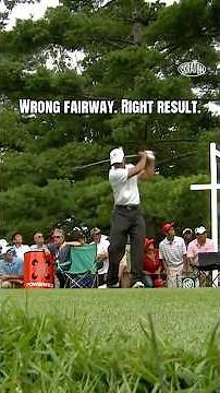 Only Tiger could turn a wrong fairway into a birdie opp. 🤣 #TigerTuesday