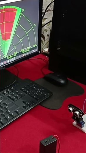 👉 Arduino-Based Radar System Using Ultrasonic Sensor & Servo Motor👈 #arduino #embeddedsystems #iot