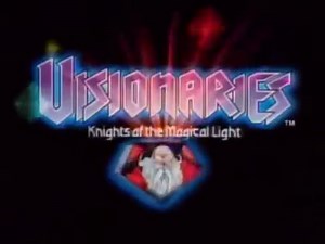 Visionaries: Knights of the Magical Light The media franchise consisting of a line of action figures from Hasbro was released in 1987, and its included related promotional tie-ins, which included a comic book series published by Star Comics and, the better known of the two, a half-hour animated television series made by Sunbow Productions in the same year. Plot: The story is set on the fictional planet of Prysmos, a futuristic society where all technology and complex machinery suddenly cease fun