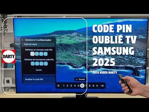 Forgot your PIN code on your Samsung 2025 TV? Here's how to reset it in 10 seconds!