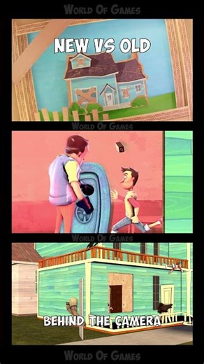 Hello Neighbor Song NEW vs OLD Behind The Camera (Behind The Scenes)