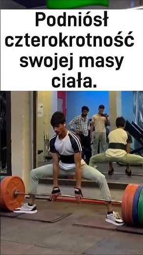 4-krotność MASY CIAŁA! Martwy ciąg! #kulturystyka #sports #fitness