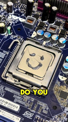 Worst Thermal Paste Pattern… or Secretly the Best? 😱 #shorts