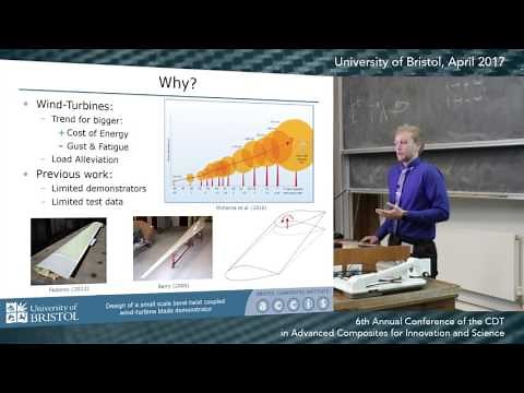 Design of a Small Scale Bend-Twist Coupled Wind-Turbine Blade Demonstrator