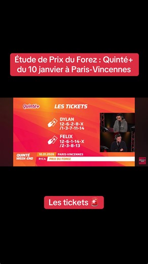 Quinté du Prix du Forez à Paris-Vincennes