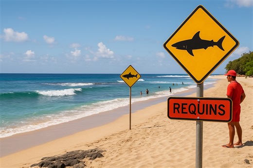 Requins sur la côte ouest de La Réunion : pourquoi les autorités tirent la sonnette d’alarme