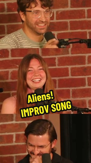 Zachary Atherton | Aliens! | IMPROV SONG #improv #song #aliens #musicalmonday #improvbroadway | Instagram
