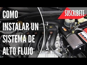 COMO INSTALAR UN FILTRO DE ALTO FLUJO, INTAKE SYSTEM (PARTE 3)