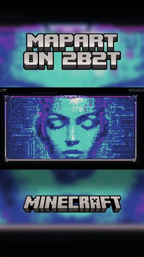 join the 2b2t Mapart discord if your looking for Mapart help 🗺️ #Minecraft #MinecraftMapart #2b2t
