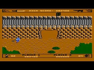 Commando Atari 320 XE GAME Complete.