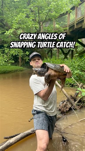 Check Out Some Different Angles Of This Awesome Common Snapping Turtle Catch From A Few Weeks Ago!