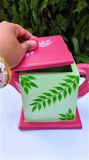 My Hand-painted wooden jewellery box || Multipurpose box || storage box || Home decor