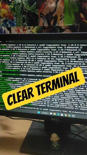 Clear Terminal| Linux Tips Day -109| #techreels #reel #short #Linux #Linuxtips #ubuntu #secure2cyber