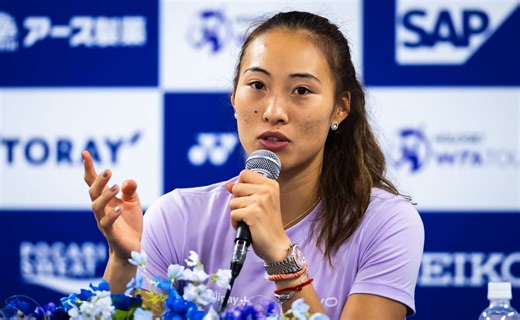 "Never happened to me before" - Zheng Qinwen taken by "surprise" after unexpected 'code violation' in Australian Open 2R loss