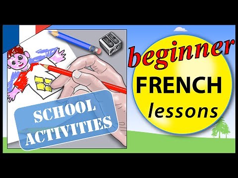 School activities in French | Beginner French Lessons for Children
