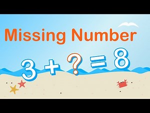Missing Addends: The Beach (Numbers 1 - 10 / Kindergarten / First Grade)