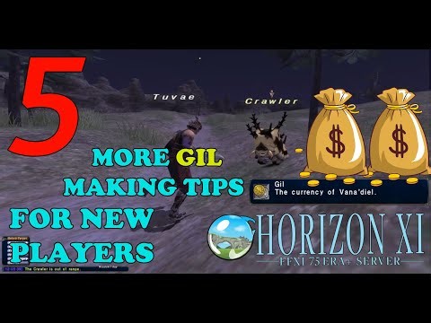 Tips for Making gil on HorizonXI as a new player #ffxi #finalfantasy