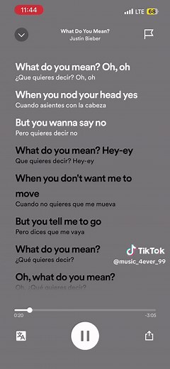 Justin Bieber What Do You Mean Song and Lyrics
