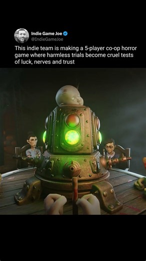 A 5-player horror game where harmless games become cruel tests of nerve and trust