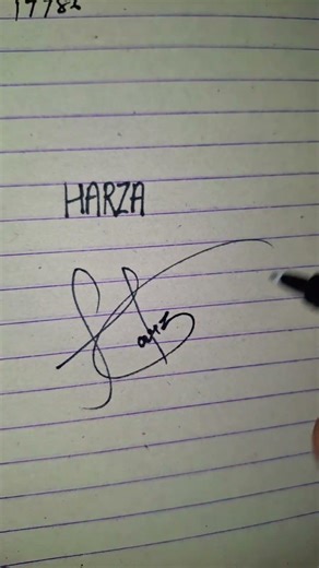 Hamza name sign #signature #handwriting #sadiya #sadiya #logo #exam #computer