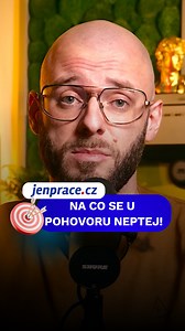 ❌ 4 CHYBY, kterým se VYHNI u KAŽDÉHO pohovoru! ❌ Připravuješ se na pohovor a chceš udělat ten nejlepší dojem? Skvělé! Ale ne vždy je to jen o tom, co řekneš, ale i o tom, čemu se vyhneš. Tohle jsou 4 nejčastější chyby, kvůli kterým ti vysněná práce může utéct: 1) Přišel si nepřirpavený. 2) Zabíjíš otázky dlouhou odpovědí. 3) Popisuješ se jako každý druhý. 4) Přeháníš nebo rovnou vymýšlíš. Jaká je TVOJE největší obava z pohovoru? Dej nám vědět do komentářů! 👇 #reel #video #jenpráce #prace #viral