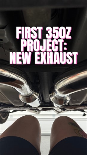  Lyn  on Instagram: "New exhaust on the Z  Went with the Rev9 stainless steel dual cat-back, and it sounds so much better. One step closer to where I want this build! Special thanks to @tr.miles and @_n54project_ for helping make this happen! #350z #Nissan350z #Z33 #Rev9 #CatbackExhaust #ZBuild #ZLife #JDM #ExhaustInstall #ProjectZ #CarMods #ZGang #ZNation"