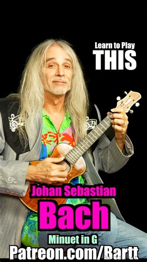 Bach on Ukulele: LESSON for Minuet in G