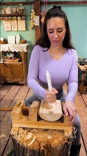 Woodworking Wonder: Girl Turns Simple Wood into Art!