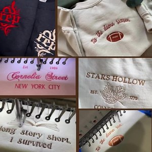 Cornelia Street Embroidered Sweatshirt, Love and Poetry, New York City Cornelia St, Subtle Merch Music Lover Shirt, Comfort Colors Shirt, - Etsy