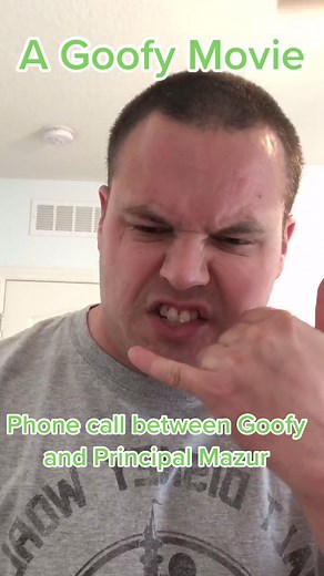 A Goofy Movie - Goofy getting the call from Principal Mazur #fyp #foryoupage #disney #goofy #agoofymovie #voiceover #voices #acting #voiceacting