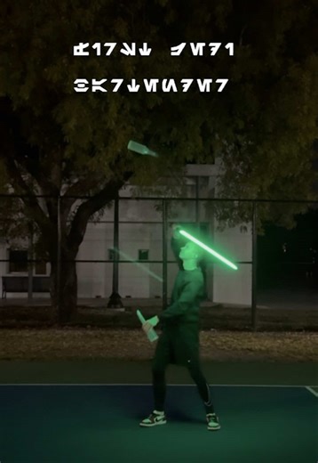 STAR WARS FLAIR SHOW🔥 Getting ready for the stage with an amazing saber from @SabersPro 🗡️ #flairing #bartender #fyp #bartenderlife #starwars