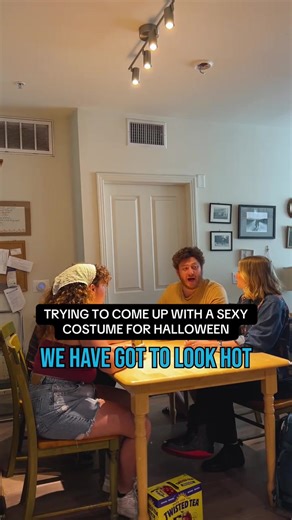 Its giving trick and serving treat Must be 21 | too old for trick or treating